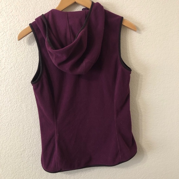 Arc'teryx Womens Fleece Hooded Zipper Vest in Purple - Size Small - Picture 5 of 8